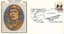 Lindbergh: el "Águila Solitaria" aterrizó en Caracas (cortesía letstalkstamps.blogspot.com)