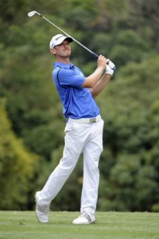 RIO DE JANEIRO, BRASIL - NOVEMBER 8: Tyler Mccumber of the U.S tees off on the fourth hole during the third round of the Aberto do Brasil/Aberto do Atlantico presented by Credit Suisse Hedging-Griffo at Gavea Golf and Country Club on November 8, 2014 in Rio de Janeiro, Brazil. (Enrique Berardi/PGA TOUR)