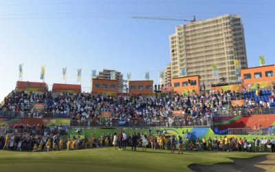 Golf Olímpico medallista en la televisión