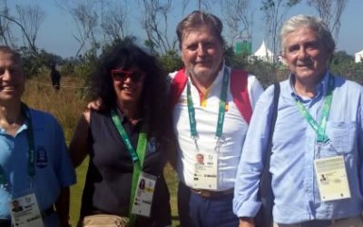 Realeza y políticos también se acercan al golf olímpico