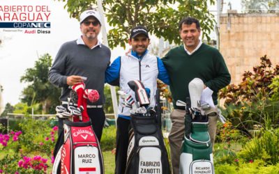 Tres punteros en el inicio del Abierto del Paraguay Copa NEC presentado por Diesa Audi