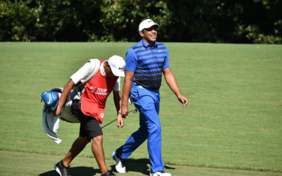 Jhonattan Vegas en la posición 13 del TOUR Championship