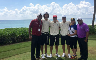 Los caballeros listos para el World Amateur Team Championship