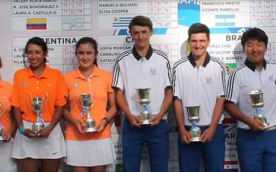 Argentina y Colombia triunfaron en el Prejuvenil de Golf