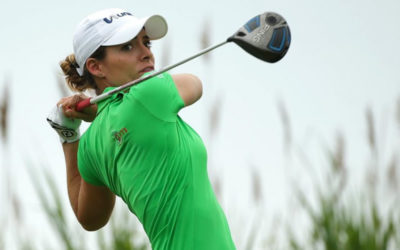 Gaby López y Mariajo Uribe tuvieron un complicado comienzo en el Blue Bay LPGA