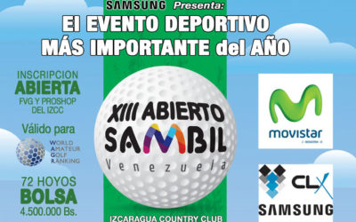 Todo listo para el Abierto Sambil de Golf