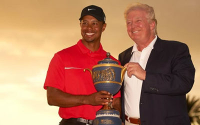 Donald Trump y Tiger Woods, un enfrentamiento con morbo