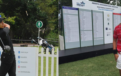 Marcos Montenegro e Isabella Fierro, los primeros líderes del Abierto Sudamericano Amateur 2017