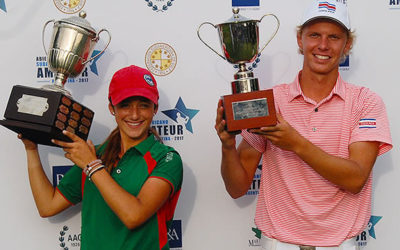 Paul Chaplet e Isabella Fierro, los campeones en el Abierto Sudamericano Amateur 2017