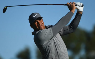 Jhonattan Vegas se ubica séptimo en un Genesis Open afectado por el mal tiempo