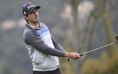 El antioqueño David Vanegas, el ganador al final en el Abierto Opita de Golf