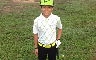 Adrián Lugo se capacita en el golf