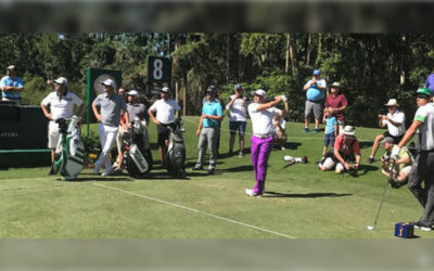 Buen día de entrenamiento con García, Cabrera Bello y John Rahm practicando juntos