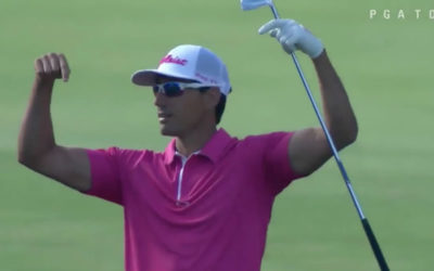 ¡Histórico albatros de Rafa Cabrera Bello en el hoyo 16!