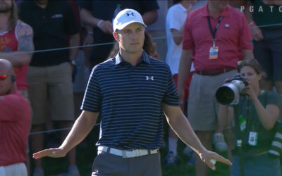 Video, Spieth se colocó a la altura de Tiger con un bunker shot que merecía una gran celebración