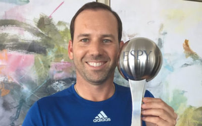 Sergio García recibe el prestigioso ESPY Award al Mejor Golfista del Año a dos días de su boda