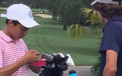 Virgilio Paz en el Optimist International Junior Golf Championships