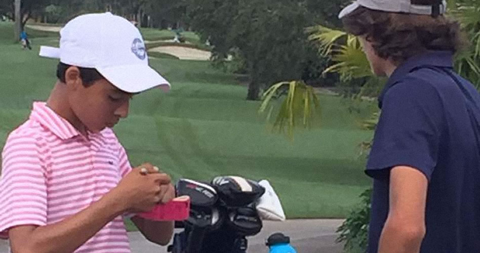 Virgilio Paz en el Optimist International Junior Golf Championships