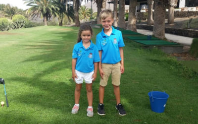 Oscar Schulz y Alejandro Santana, dominaron la IV Prueba del Circuito Infantil de Golf