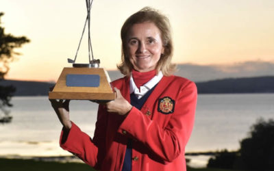 Macarena Campomanes, la primera española que gana el British Senior Ladies