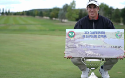 Manu Ballesteros gana en play-off su primer torneo profesional a nivel nacional