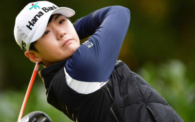 Sung Hyun Park aprovecha su “mulligan” para liderar el Evian; López y Uribe abren con uno sobre par