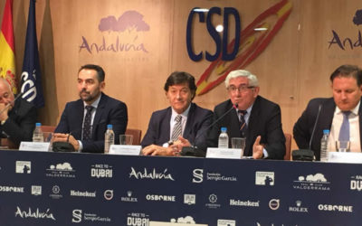 José Ramón Lete, Secretario de Estado para el deporte, apuesta al 100% por el Andalucía Valderrama Masters