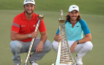 Rahm cierra con impecable tarjeta de 67 para ganar el World Tour Championship; Fleetwood se quedó con la Race to Dubai