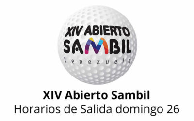 XIV Abierto Sambil, horarios de salida domingo 26