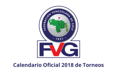 Calendario Oficial 2018 de Torneos FVG