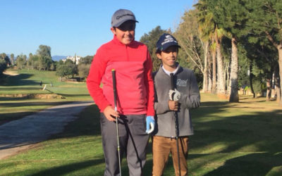 Álvaro Gómez y Hugo Prades se proclaman ganadores del Torneo San Valentín celebrado en Lauro Golf