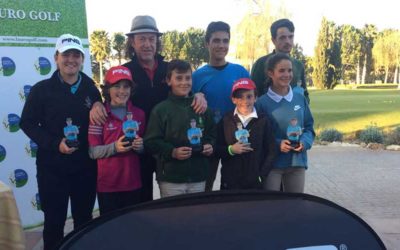 Miguel Ángel Jiménez testigo directo del éxito de la segunda prueba de su circuito celebrada en Lauro Golf