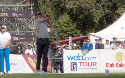 Sebastián Muñoz se mantiene cerca de la punta en el Club Colombia Championship