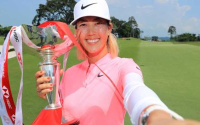 Con un espectacular birdie en el hoyo final, Wie conquistó su primer título desde 2014 en el Women’s World Championship