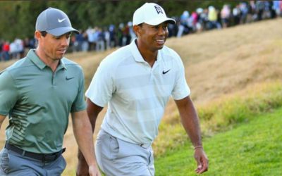 Televidentes encendidos con Tiger y Rory en juego