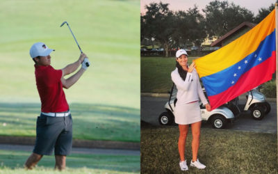 Jorge García y Alazne Urizar comienzan actuación en golf de Juegos Odesur 2018