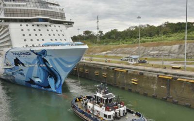 Norwegian Cruise, el crucero más grande en transitar por el Canal de Panamá