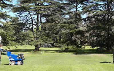 Renovando la cancha de golf