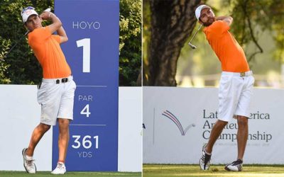 Iván Camilo Ramírez y Pablo Torres, esta semana en el Mexican Amateur International