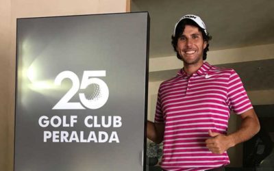 Xavi Puig, ganador de la segunda prueba del Catalunya Pro Tour 2018 celebrada en Golf Peralada