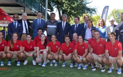 El presidente de la Comunidad de Madrid inaugura la ‘Mutuactivos MadridGolf 2018’ en el Club Deportivo Somontes