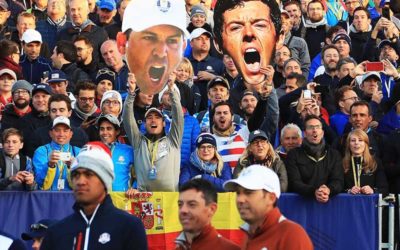 Europa sólido 5 a 3 sobre USA en Le Golf National