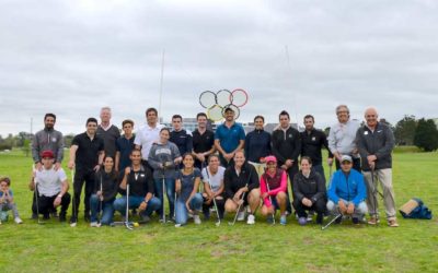 Atletas de distintas disciplinas jugaron al Golf