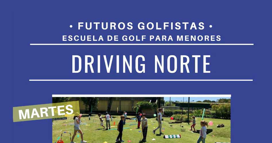 Futuros Golfistas suma un nuevo día a sus clases en Driving Norte