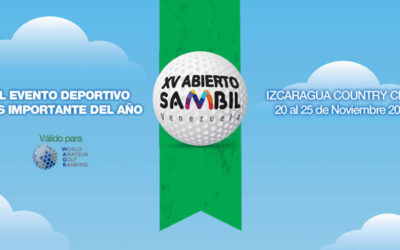 Todo listo para el XV Abierto Sambil en el Izcaragua Country Club