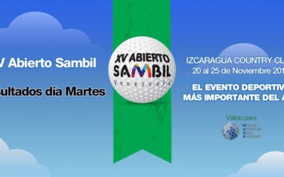 XV Abierto Sambil, resultados día Martes