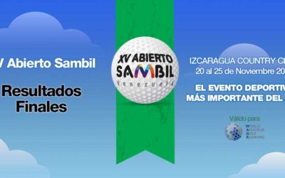 XV Abierto Sambil, Resultados Finales