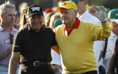 Jack Nicklaus y Gary Player abren de forma oficial el 83º Masters de Augusta