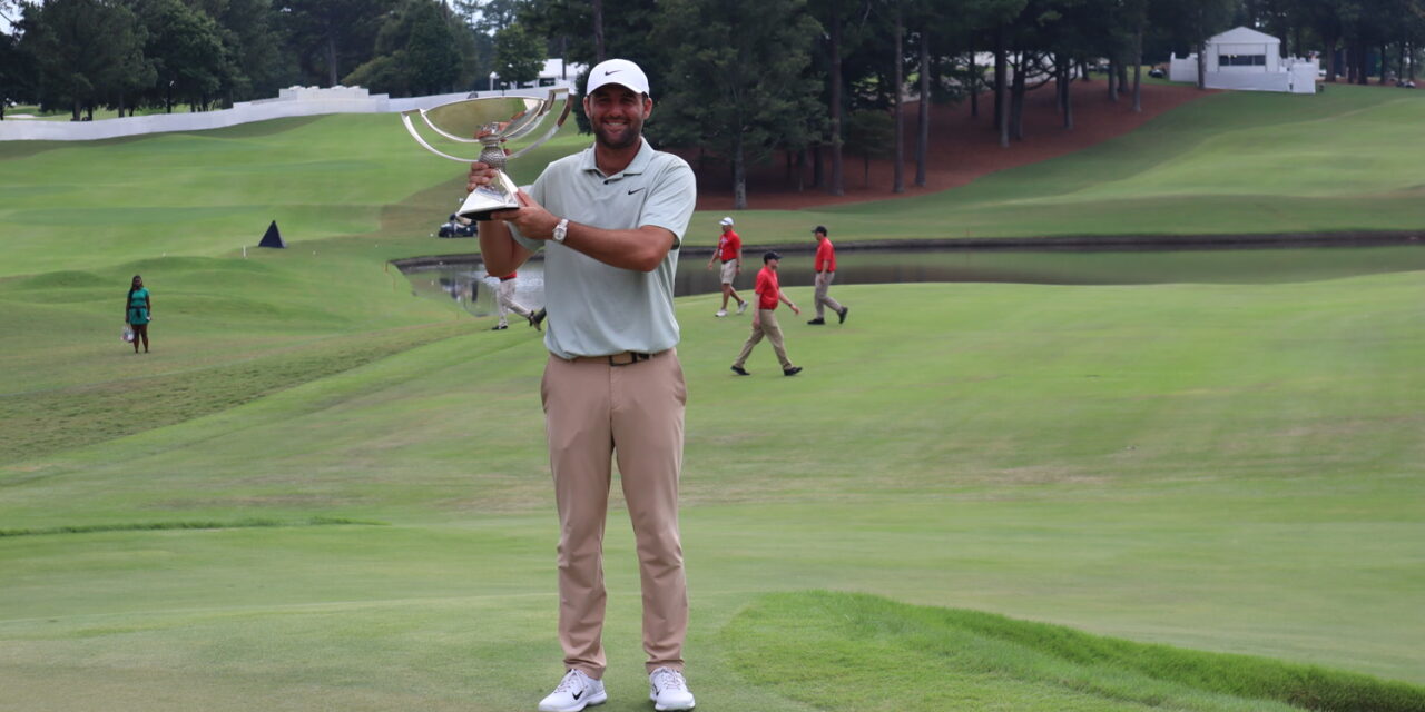 Scottie Scheffler fue elegido el jugador del año en el PGA Tour